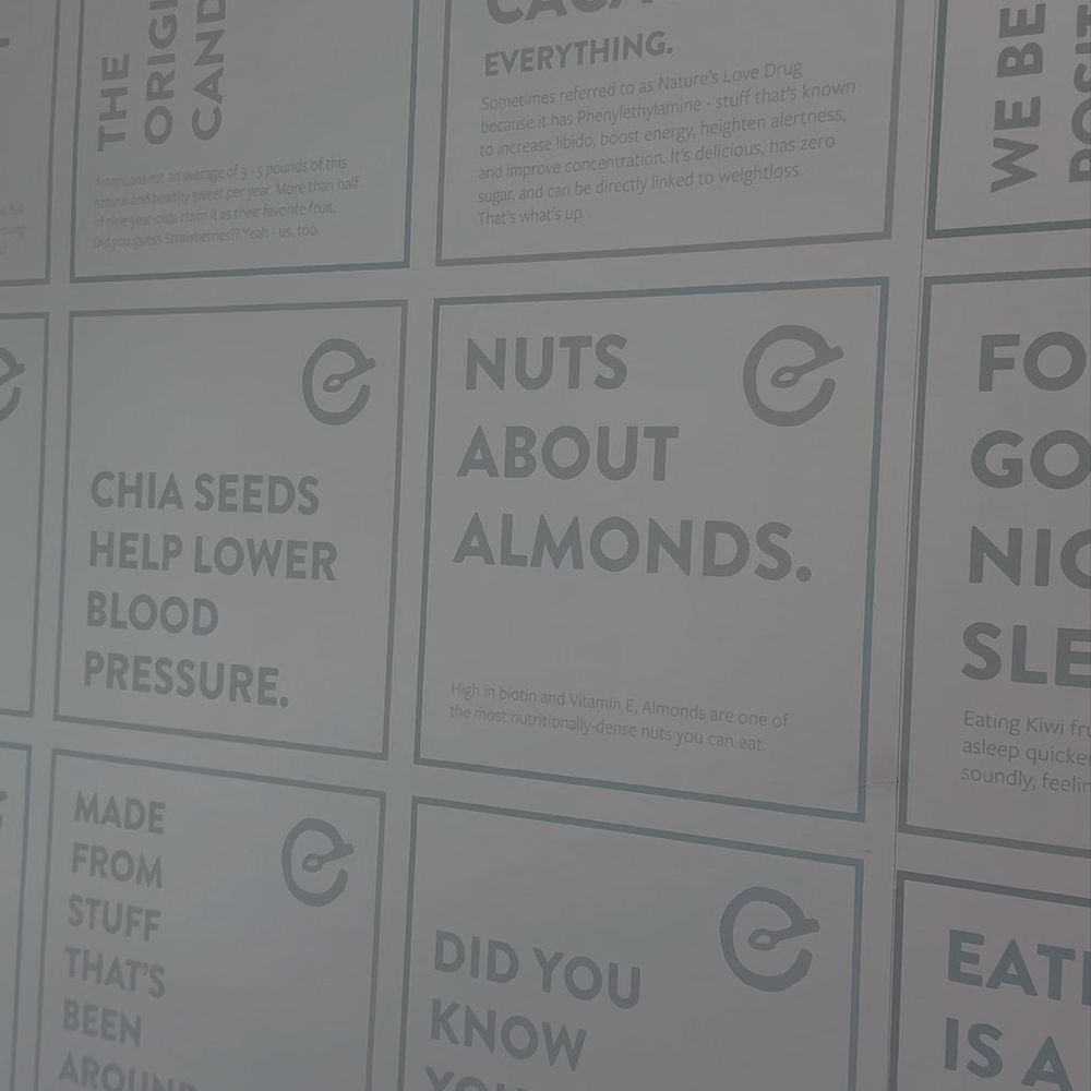 Informational wall art