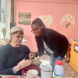 La Boulangerie - Our lovely hostess Aminata gave us a few tips on where to go.