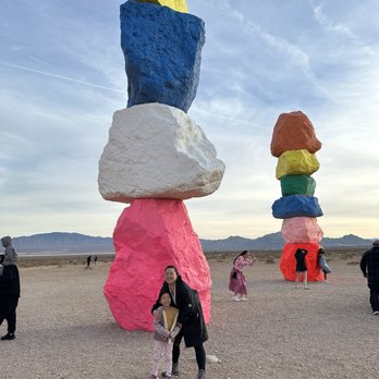 Seven Magic Mountains - Public Art Near Me - Las Vegas, Nevada