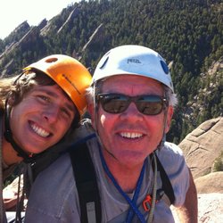 Naked Edge - East Face 3rd Flatiron Summit! 70th Birthday Climb!