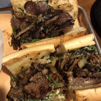 David & Sons - 322 BBQ - Pepper and thyme crusted filet mignon sandwich - Barbeque Near Me - Mullica Hill, New Jersey David & Sons - 322 BBQ - Pepper and thyme crusted filet mignon sandwich - Barbeque Near Me - Mullica Hill, New Jersey