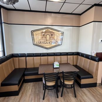 Jarasa Kabob - Jefferson Park - Booth seating - Middle Eastern Near Me - Chicago, Illinois Jarasa Kabob - Jefferson Park - Booth seating - Middle Eastern Near Me - Chicago, Illinois