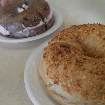 Fancy Bagels - Southington - Note the little hand snatching up his blueberry bagel. :) - Burgers Near Me - Southington, Connecticut Fancy Bagels - Southington - Note the little hand snatching up his blueberry bagel. :) - Burgers Near Me - Southington, Connecticut