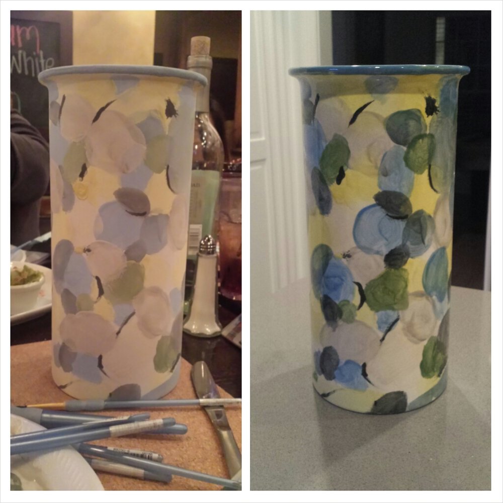 Before and after wine chiller Before and after wine chiller