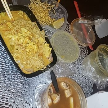 Thai Street - Khao Soi with chicken (very good) Tom Yum Goong soup I didn't like it but maybe you will - Thai Near Me - Baltimore, Maryland Thai Street - Khao Soi with chicken (very good) Tom Yum Goong soup I didn't like it but maybe you will - Thai Near Me - Baltimore, Maryland