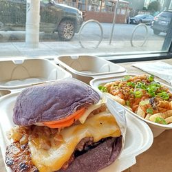 Bundoks Burgers - Bundoks burger and Cali-style shrimp chips