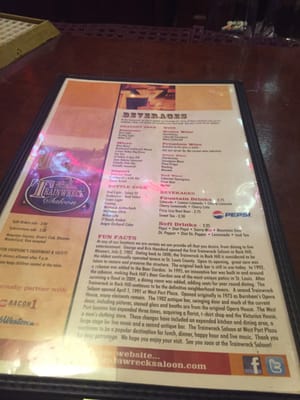 Menu photo 6 Trainwrecksaloon Westport Saint Louis, MO Menu photo 6 Trainwrecksaloon Westport Saint Louis, MO