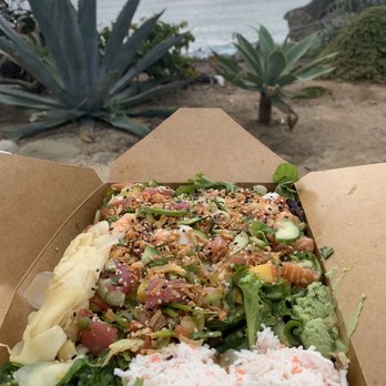 Kamea Poke - Large Poke with half rice half greens - Poke Near Me - Dana Point, California Kamea Poke - Large Poke with half rice half greens - Poke Near Me - Dana Point, California