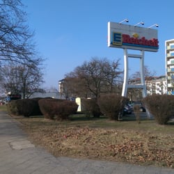 EDEKA Kalwert - Blick von Heerstraße Fahrtrichtung West