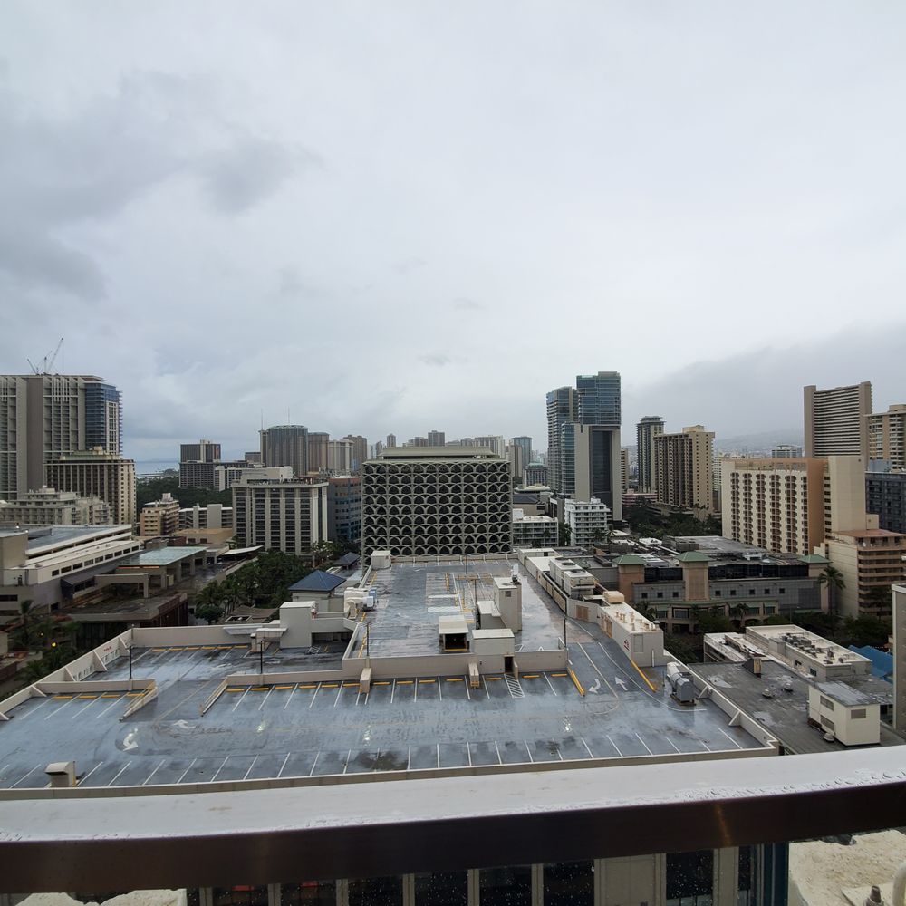 SKY Waikiki - Rainy and cloudy. But, still nice view - Seafood Near Me - Honolulu, Hawaii SKY Waikiki - Rainy and cloudy. But, still nice view - Seafood Near Me - Honolulu, Hawaii