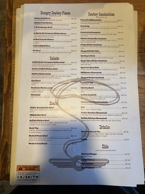 Menu photo 2 The Broke Cowboy Cushing, OK Menu photo 2 The Broke Cowboy Cushing, OK