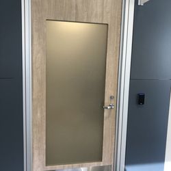 Lewis Z. Leng, M.D - Why a pic of his door?  It's a metaphor:  The door to Lewis Leng's office is more often closed than it is open.