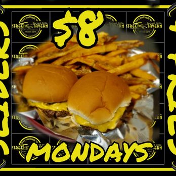 Streets Tavern - two burgers and french fries - Dive Bars Near Me - Streetsboro, Ohio Streets Tavern - two burgers and french fries - Dive Bars Near Me - Streetsboro, Ohio
