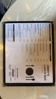 Menu photo 1 Jimmy's Lunch Box Mission, BC Menu photo 1 Jimmy's Lunch Box Mission, BC