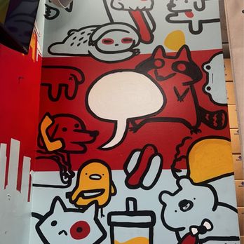 Yoyo’s Hotdog - Wall art inside - Hot Dogs Near Me - Houston, Texas Yoyo’s Hotdog - Wall art inside - Hot Dogs Near Me - Houston, Texas