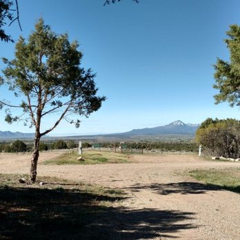 The Views - The views from the sites at the back of the campground. - RV Parks Near Me - Dolores, Colorado