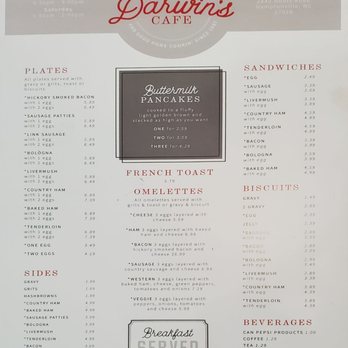Darwin's - Menu - American Near Me - Hamptonville, North Carolina Darwin's - Menu - American Near Me - Hamptonville, North Carolina