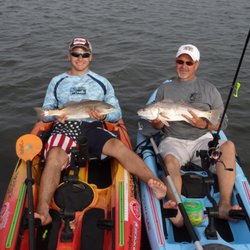 Outer Banks Kayak Fishing & Excursions - Father and son.