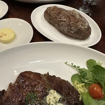 Cedars Steaks & Oysters - Ribeye and Baked Potato - Steakhouses Near Me - Mashantucket, Connecticut