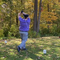 Rockland Golf Course - My son teeing off