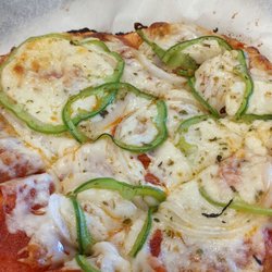 DaRoos Pizza - Pepperoni with onions and green pepper
