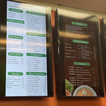 Abhiruchi - Menu - Indian Near Me - Sunnyvale, California Abhiruchi - Menu - Indian Near Me - Sunnyvale, California