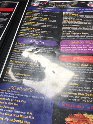 Menu photo 2 Calavera Bar And Grill Cottonwood, AZ Menu photo 2 Calavera Bar And Grill Cottonwood, AZ