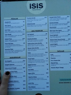 Menu photo 6 Isıs Istanbul, 34
