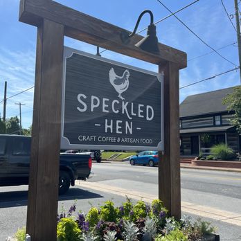 Speckled Hen Coffee - outside sign - Coffee & Tea Near Me - Strasburg, Pennsylvania