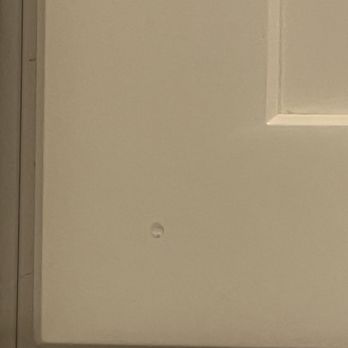E&E General Construction - Hole drilled on hinge side of cabinet. - General Contractors Near Me