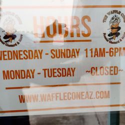 The Waffle Cone - Waffle Cone hours as of February 2023