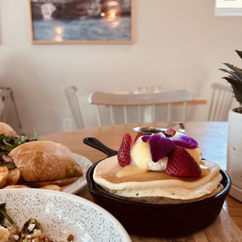 Bluestone Lane - Lemon Ricotta Pancakes - Coffee & Tea Near Me - Orange, California