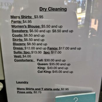 Pristine Cleaners - Pristine Cleaners Price List - Sewing & Alterations Near Me - Glendale, California