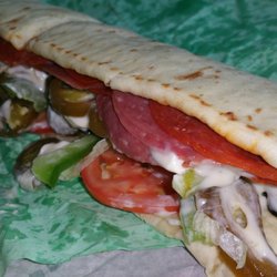Subway Restaurants - Spicy Italian.  Yum!