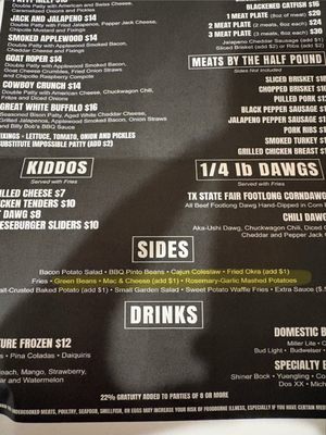 Menu photo 1 Billy Bob's Hamburgers Hondo, TX Menu photo 1 Billy Bob's Hamburgers Hondo, TX