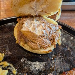 The Backyard Smokehouse - Free beef slider