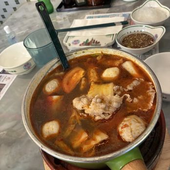 Hong Kong Cafe - Hot pot - Taiwanese spicy broth with beef - Hong Kong Style Cafe Near Me - Rowland Hts, California