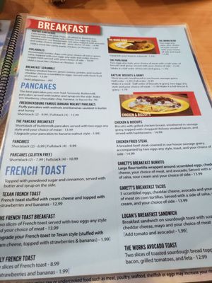 Menu photo 2 Texas Sunrise Fredericksburg, TX Menu photo 2 Texas Sunrise Fredericksburg, TX