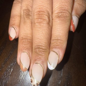 GlamX Nails & Spa - End Result with Tiffany Design - Nail Salons Near Me - Redlands, California GlamX Nails & Spa - End Result with Tiffany Design - Nail Salons Near Me - Redlands, California