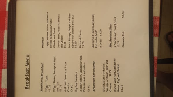 Menu photo 3 Agency Cafe Agency, IA