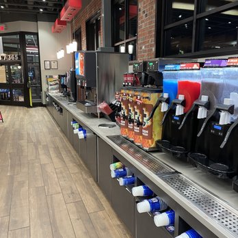 Sheetz - a row of soda dispensers in a grocery store - Convenience Stores Near Me - Hilliard, Ohio Sheetz - a row of soda dispensers in a grocery store - Convenience Stores Near Me - Hilliard, Ohio