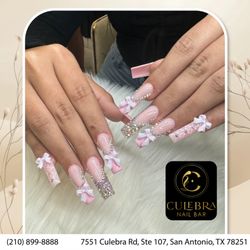 Culebra Nail Bar - Step up your nail game with gorgeous pink french tips!
 Soft, feminine, and oh-so-chic--the perfect blend of elegance and beauty.