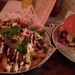 Half Man Half Burger - Chilli cheese fries and a franken burger