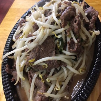 Joy Kitchen - But-Gigi topped with onions and bean sprouts - Korean Near Me - Richardson, Texas