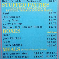 Patty Cake and Ice Cream - Menu