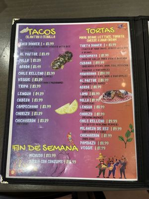 Menu photo 3 Eva's Mexican Restaurant Buffalo Grove, IL