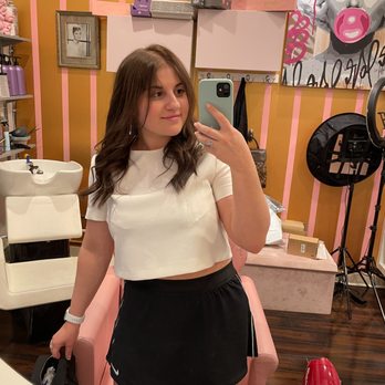 Danyel Nicole Beauty - Bellami hair extensions with an all-over color (went darker than my natural) - Hair Extensions Near Me - Chicago, Illinois Danyel Nicole Beauty - Bellami hair extensions with an all-over color (went darker than my natural) - Hair Extensions Near Me - Chicago, Illinois