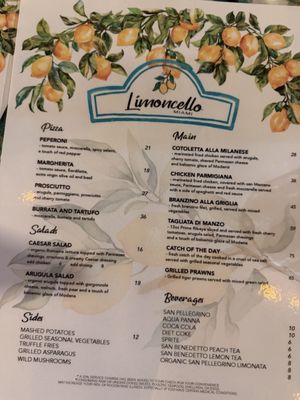 Menu photo 2 Limoncello Miami Beach, FL