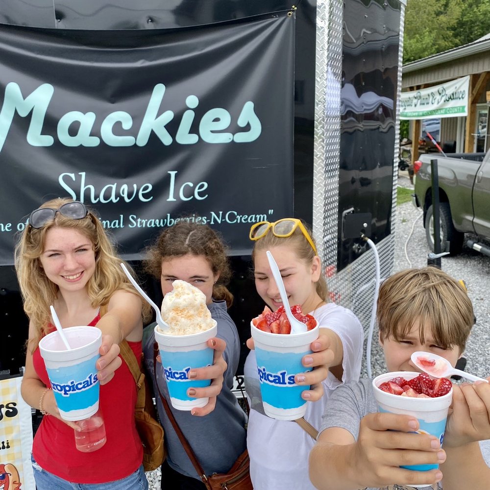 Mackies Shave Ice - Strawberries-n-Cream & Orange Creamsicle Shave Ice! Yum! - Shaved Ice Near Me - Harrogate, Tennessee Mackies Shave Ice - Strawberries-n-Cream & Orange Creamsicle Shave Ice! Yum! - Shaved Ice Near Me - Harrogate, Tennessee