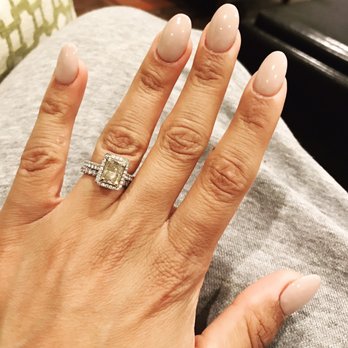 Bamboo Nails Spa - Full Set by jason, oval shape, gel color 488 DND - Waxing Near Me - North Hills, California